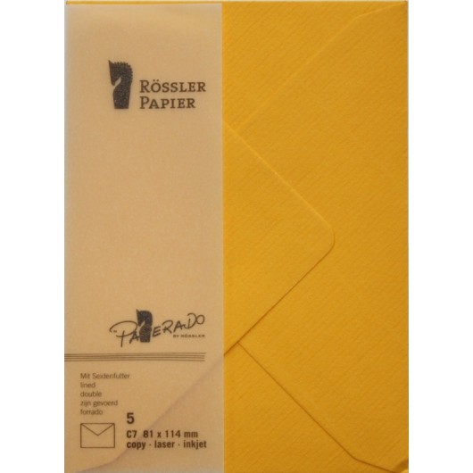 Sobre C7 Paperado Amarelo Ovos – 5 Unidades