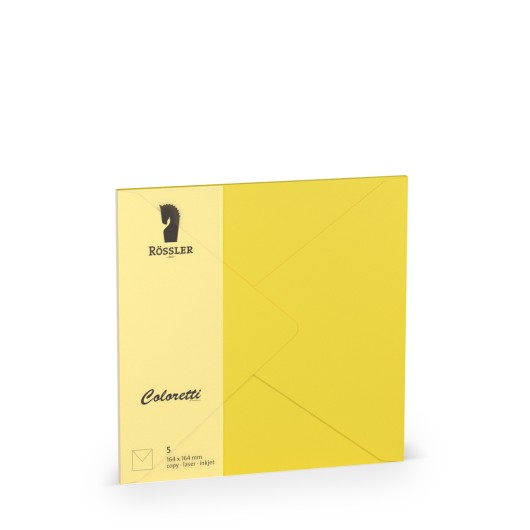 Sobre Quadrado Grande Coloretti 5 Unidades Amarelo