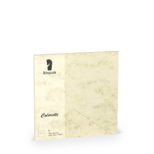 Sobre Quadrado Grande Coloretti – 5 Unidades Mármore Creme