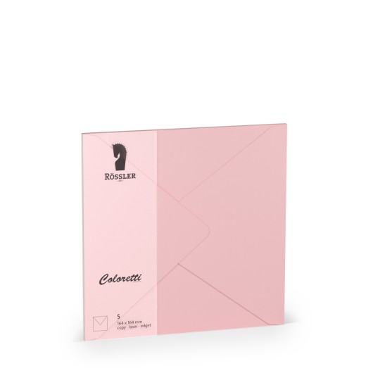 Sobre Quadrado Grande Coloretti 5 Unidades Rosa