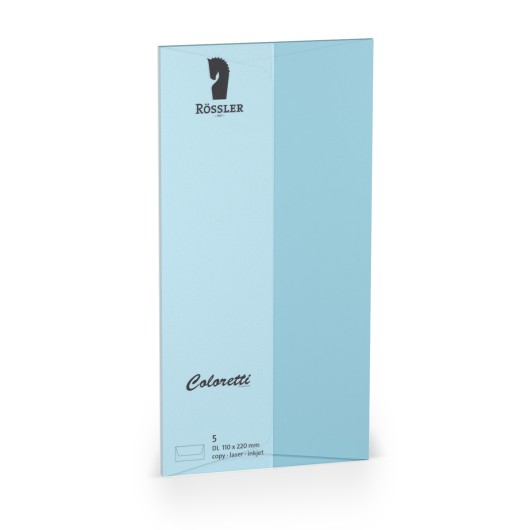 Sobre DL Americano Coloretti 5 Unidades Azul Céu