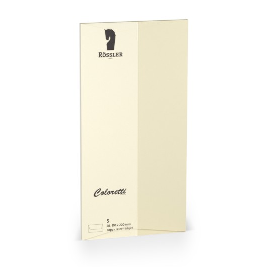 Sobre DL Americano Coloretti 5 Unidades Creme