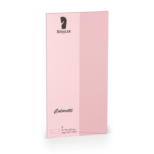 Sobre DL Americano Coloretti 5 Unidades Rosa