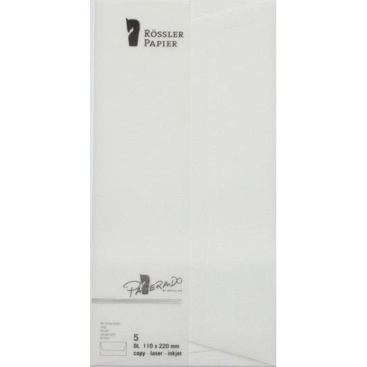 Sobre DL Americano Paperado 5 Unidades Branco