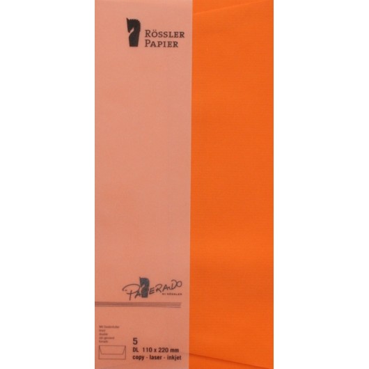 Sobre DL Americano Paperado 5 Unidades Laranja