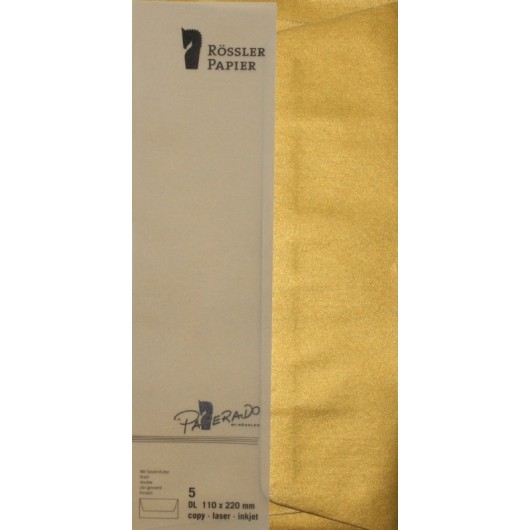 Sobre DL Americano Paperado Ouro – 5 Unidades