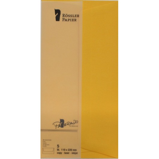 Sobre DL Americano Paperado 5 Unidades Amarelo