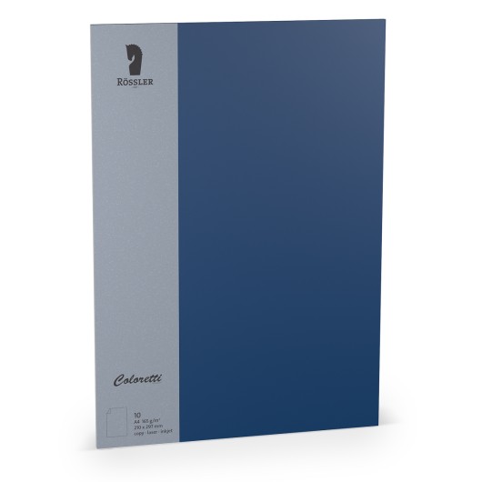 Tarjeta A4 Coloretti 10 Unidades Azul Jeans