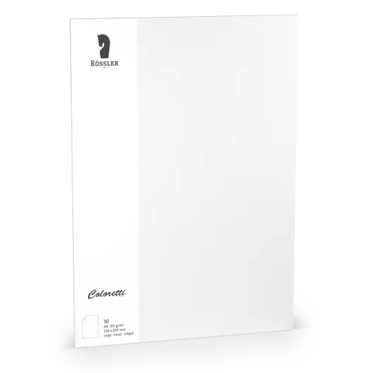 Tarjeta A4 Coloretti 10 Unidades Branca
