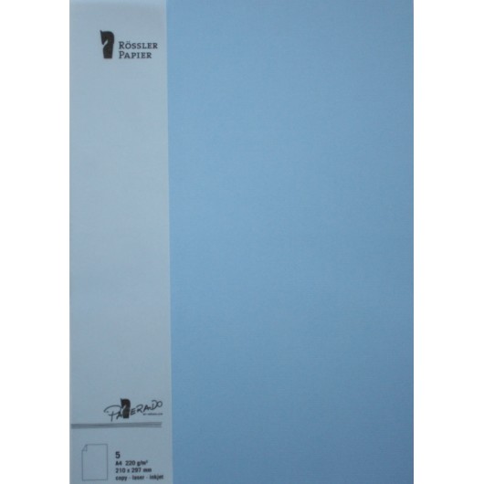 Tarjetas A4 Paperado Azul – 5 Unidades