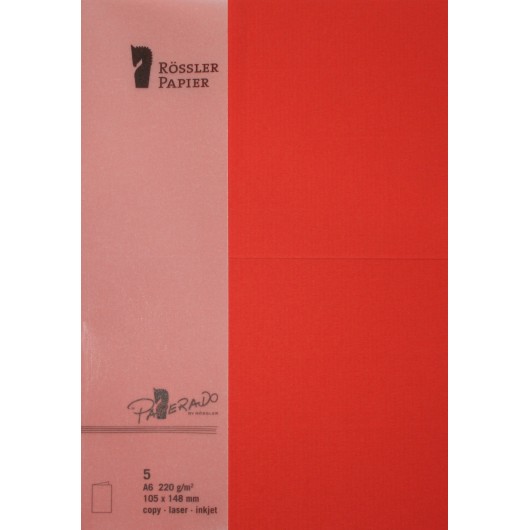 Tarjetas A6 Paperado Tomate – 5 Unidades