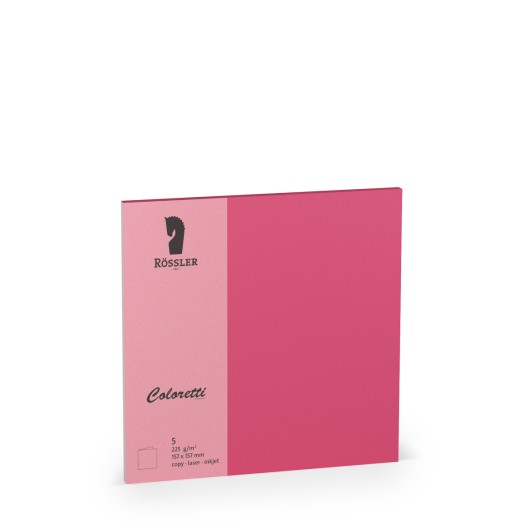 Conjunto de Tarjetas Dobles Colette Fucsia – 5 Unidades