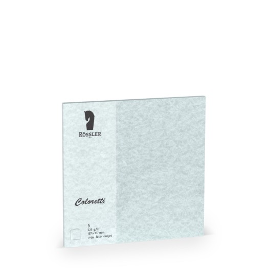 Conjunto de Tarjetas Dobles Colette Pergaminho Azul – 5 Unidades