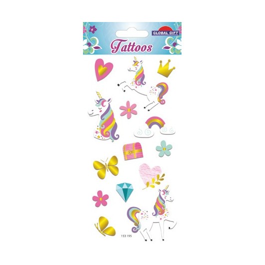 Tatuagens Temporárias Unicórnios