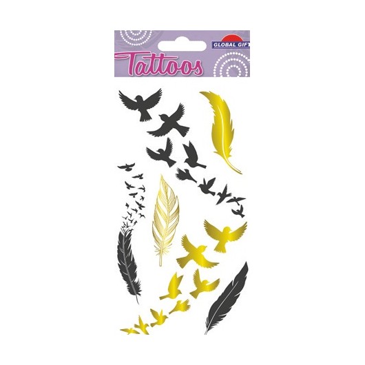 Tatuagens Temporárias Voo de Aves