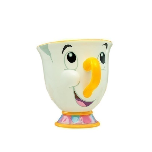 Caneca 3D Disney: Chip de A Bela e o Monstro