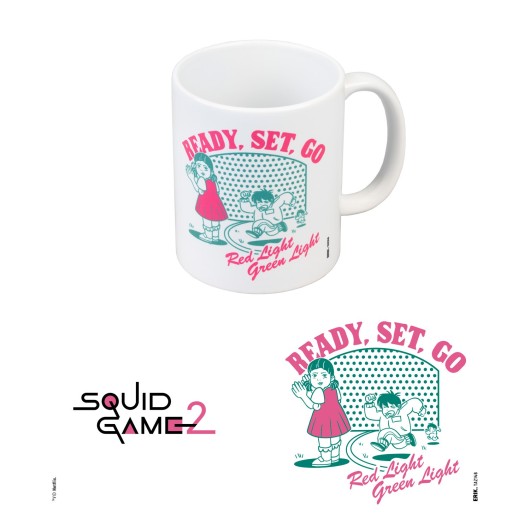 Caneca El Jogo do Calamar Luz Vermelha, Luz Verde