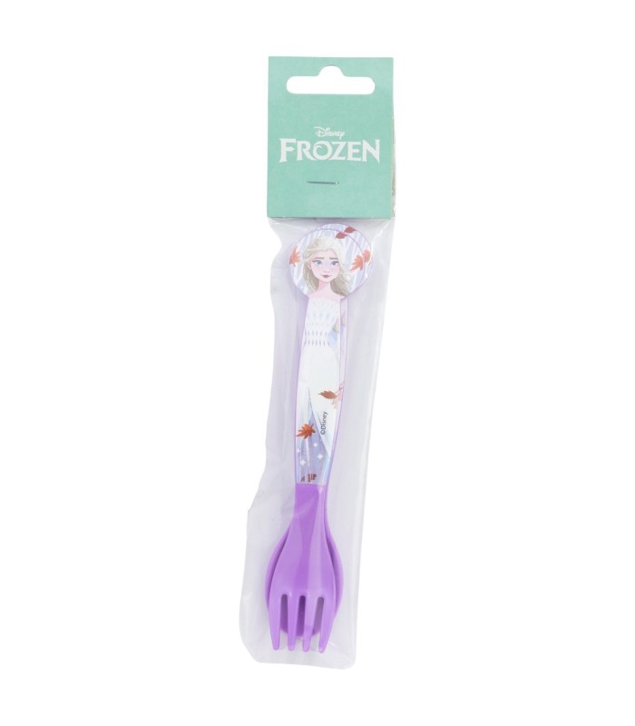 Conjunto de 2 Talheres PP (Colher e Garfo) Frozen Folhas de Outono