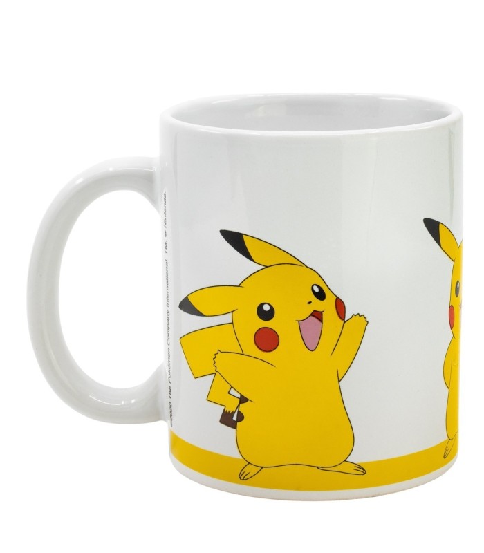 Caneca Cerâmica 325 ml Pokémon Pikachu em Caixa de Presente