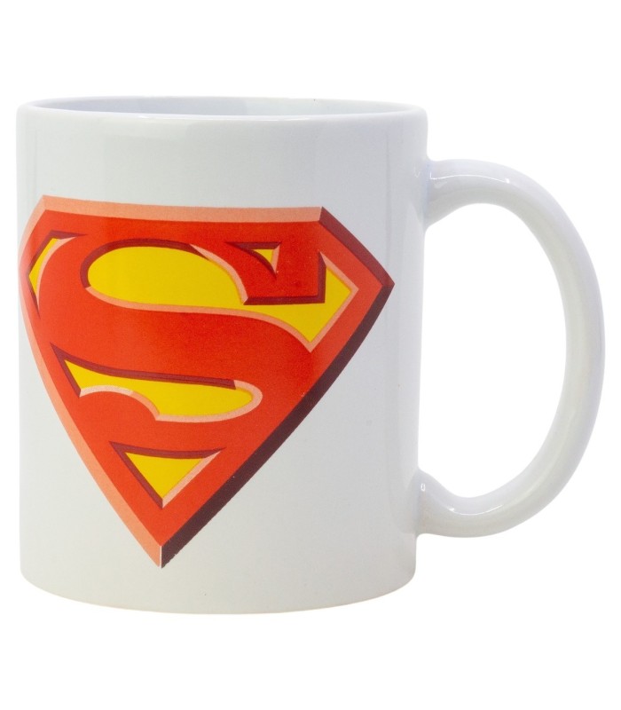 Conjunto de Meias e Caneca Cerâmica 325 ml Superman