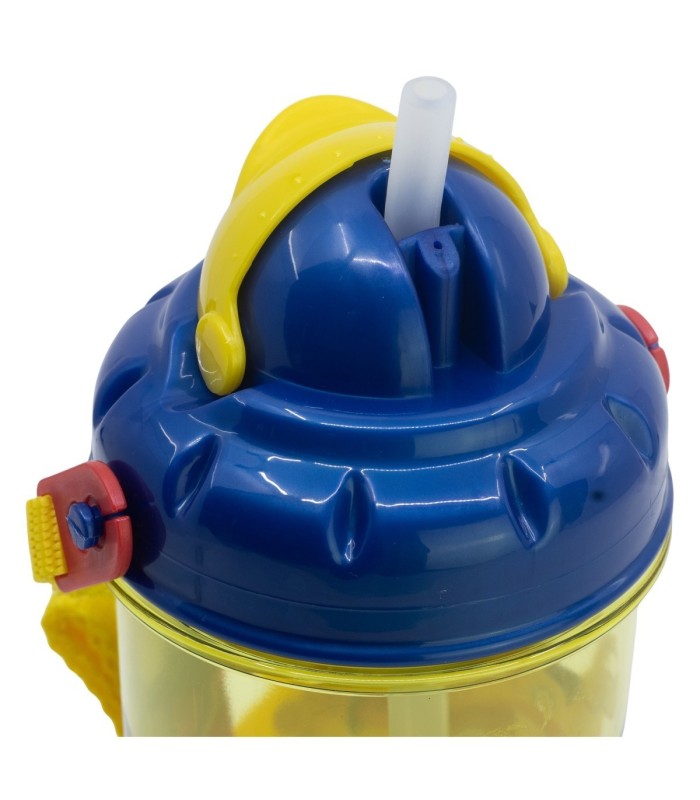 Garrafa Infantil Patrulha Canina 465 ml com Palhinha