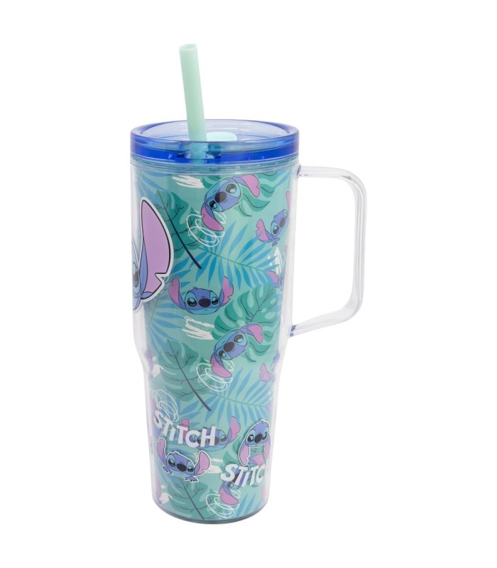 Caneca Cool Basic Dupla Parede 860 ml Stitch Aloha