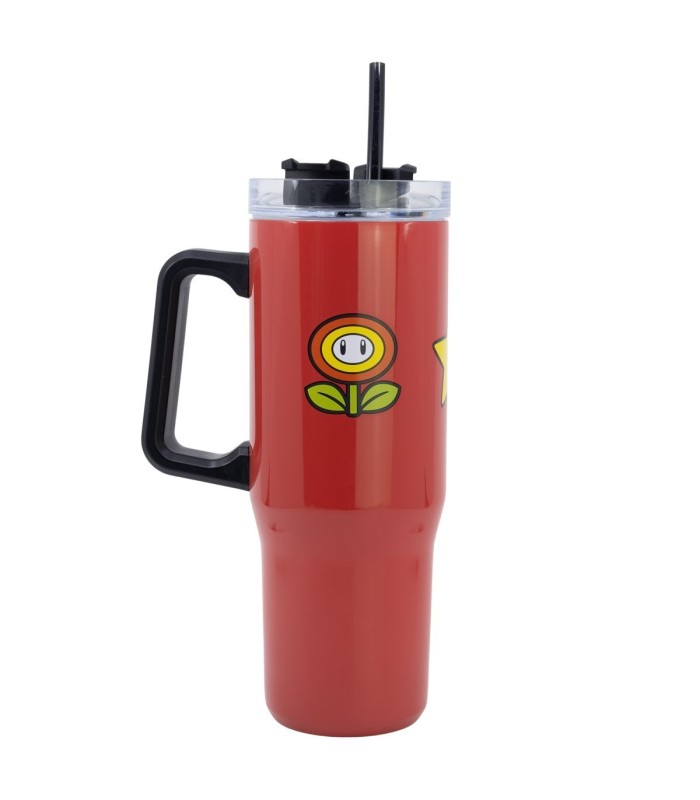 Caneca Térmica XL Super Mario 920 ml em Aço Inoxidável