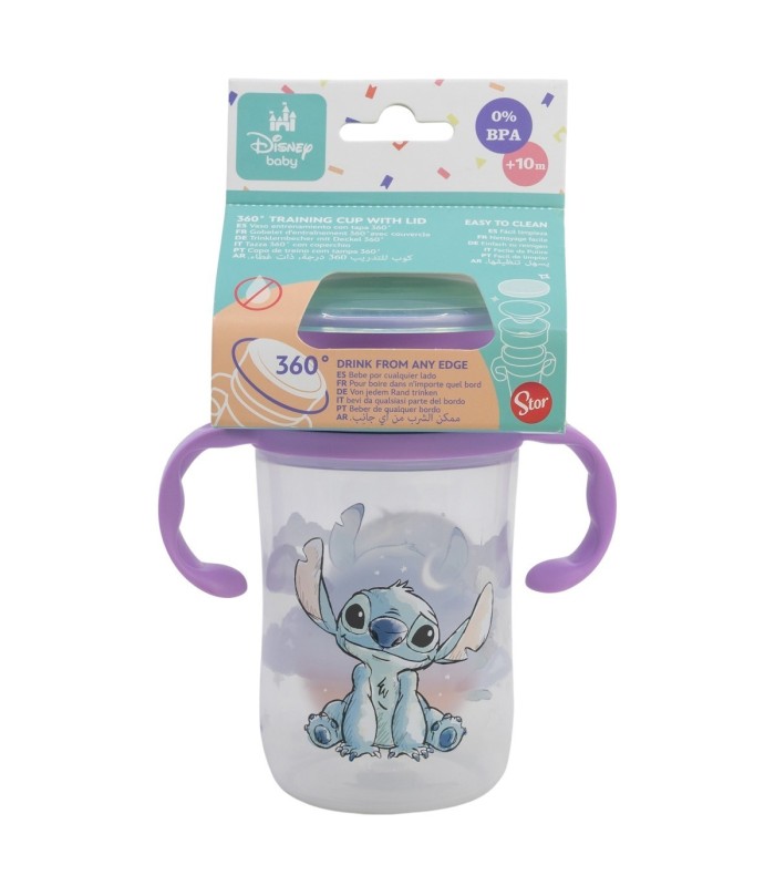Copo 360 Treino 395 ml Stitch Cuddle Me