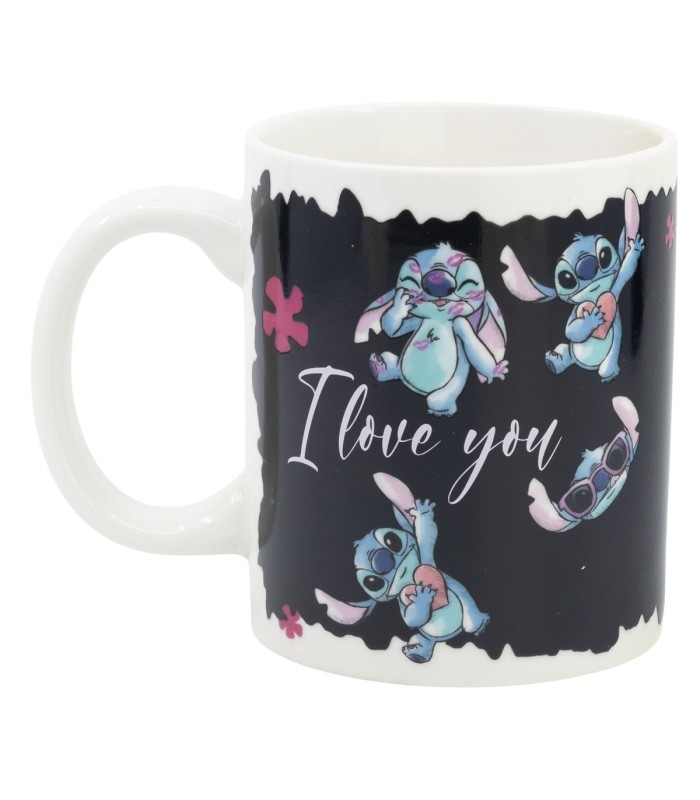 Caneca Cerâmica 325 ml Mudança de Cor Stitch & Angel