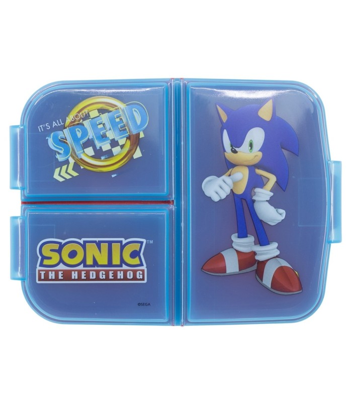 Fiambrera Múltipla Sonic com 3 Compartimentos