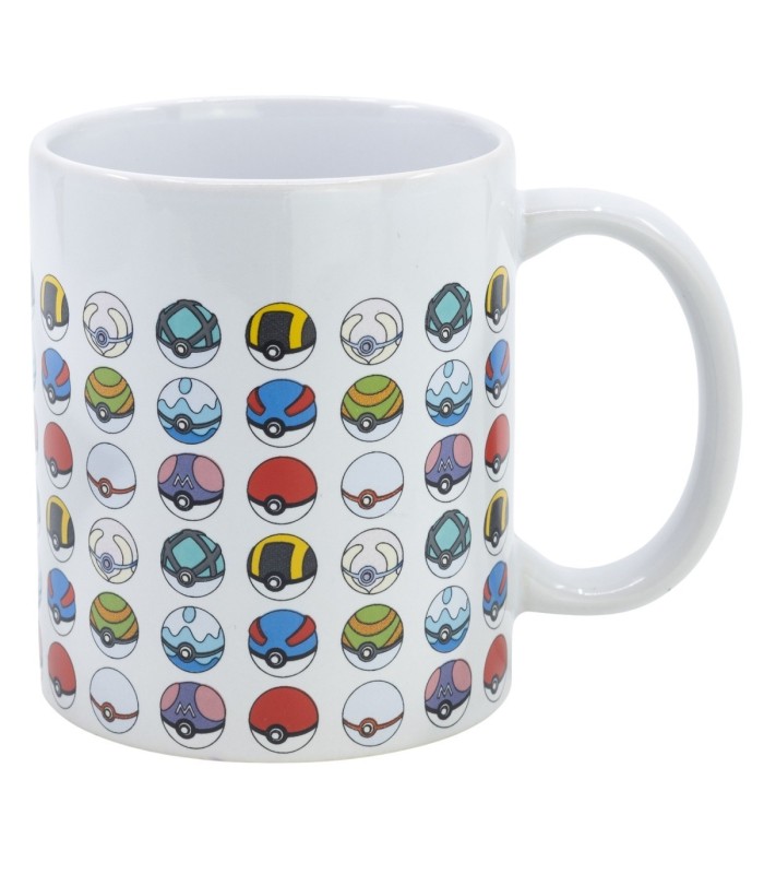 Caneca Cerâmica Pokémon 325 ml com Caixa – Todas as Pokébolas
