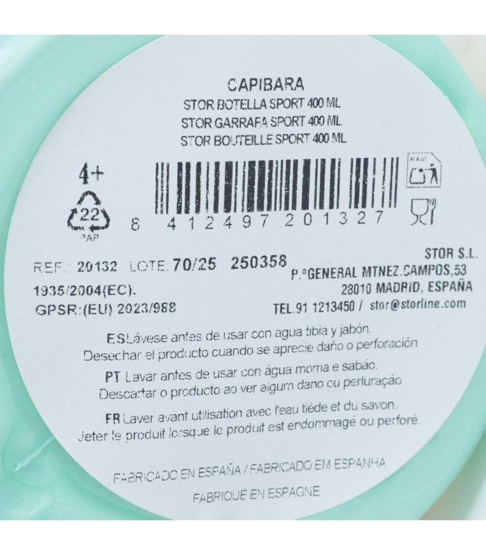 Garrafa Sport 400 ML Capibara