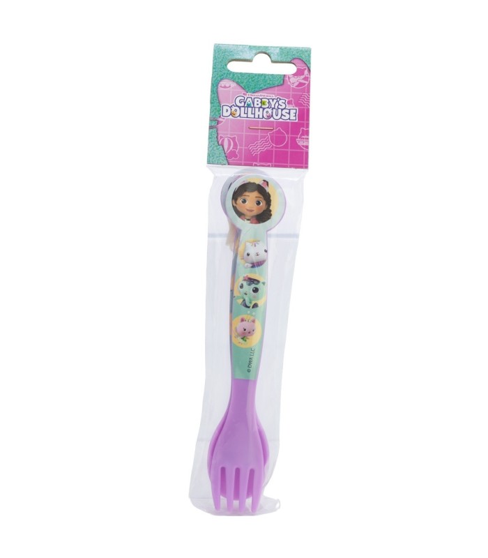 SET DE 2 CUBIERTOS GABBY’S DOLLHOUSE (COLHER E TENEDOR)
