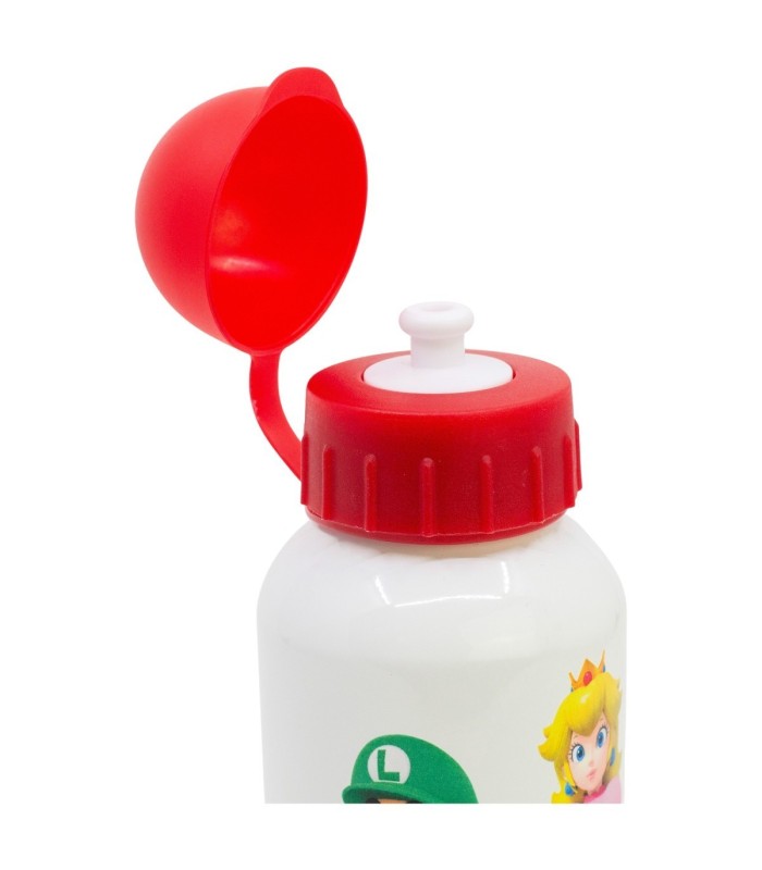 Garrafa de Alumínio Super Mario Colorida 400 ml
