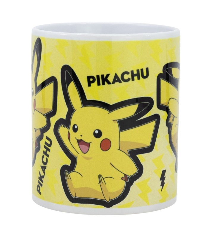 Caneca Cerâmica 325 ml Pokémon Pikachu em Caixa