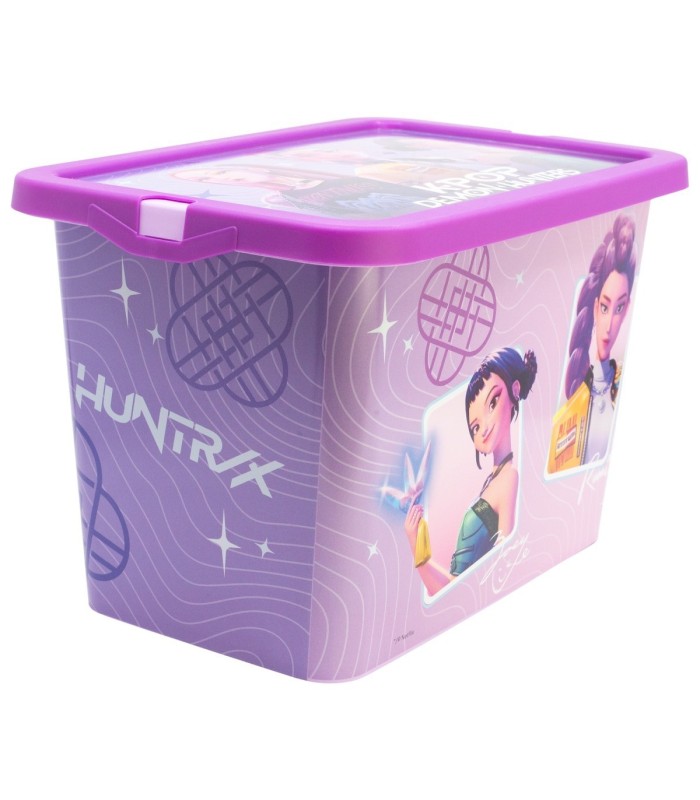 CAIXA DE ARMAZENAMENTO CLICK 7 L KPOP VIOLET HUNTRIX