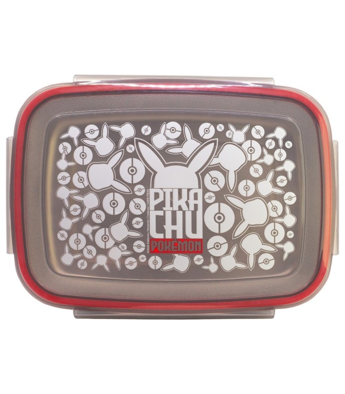 Sandwichera Rectangular Redondeada Inox 1090ml Pokémon