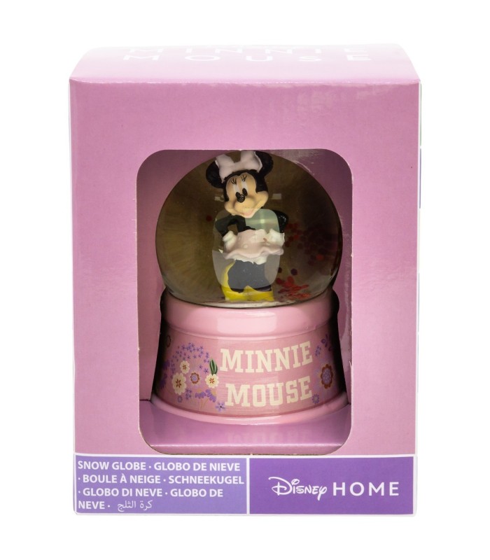 Globo de Neve Minnie Mouse em Caixa de Presente
