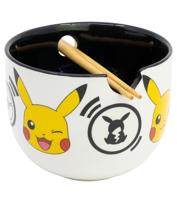Taça Ramen com Palitos Pokémon em Caixa de Presente