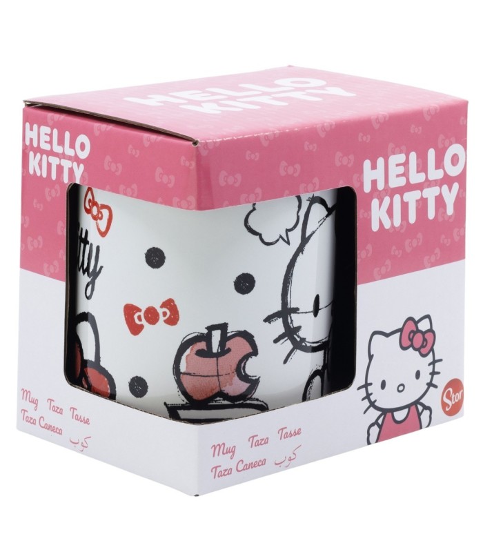 Caneca Cerâmica 325 ml Hello Kitty em Caixa de Presente