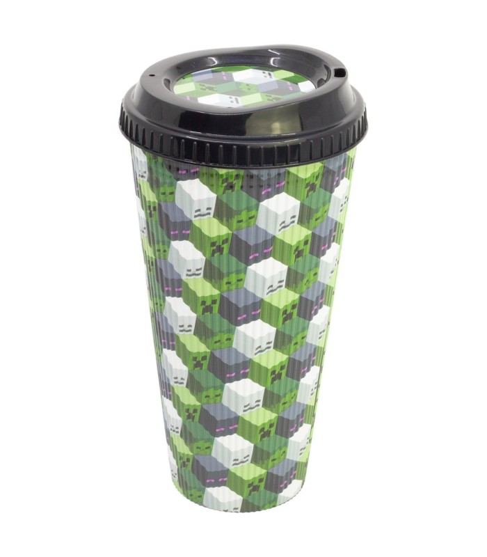 Copo de Café Reutilizável 790 ml Minecraft