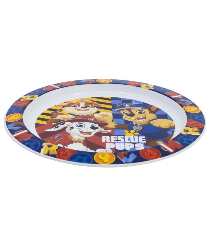 Prato Micro Patrulha Canina Menino Resgate