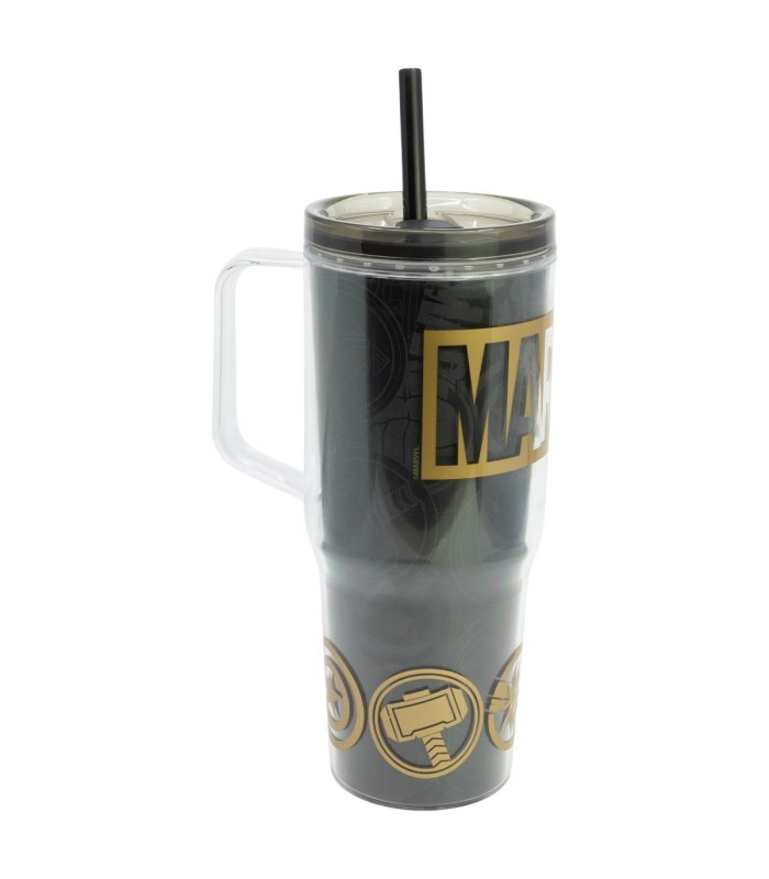Caneca Cool Basic Dupla Parede 860 ml Marvel Golden Treasure