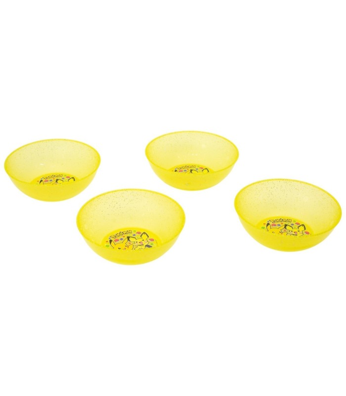 Conjunto 4 PCS Tigelas PP Joy Pokémon