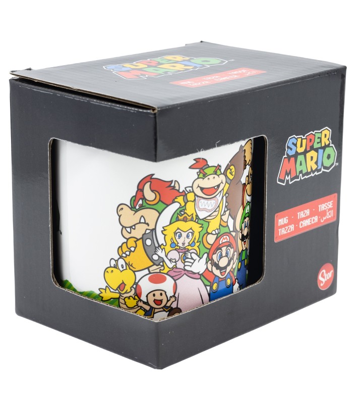 Caneca Cerâmica 325 ml Super Mario em Caixa de Presente