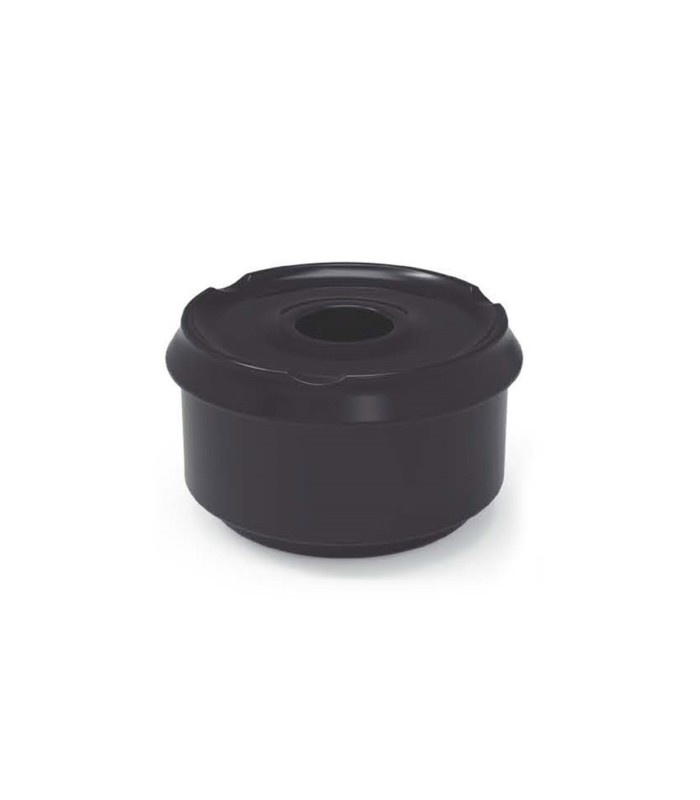 Cinzeiro Melamina Água Preto (110×65 mm) – Marca Stor