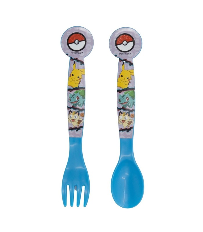 Conjunto de 2 Talheres Pokémon Distorsão (Colher e Garfo)