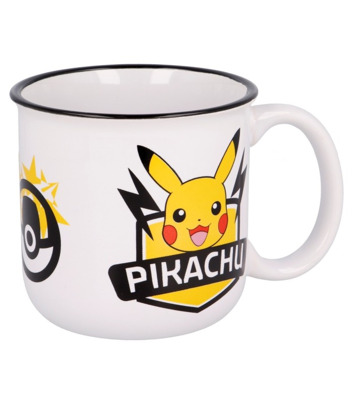 Caneca Cerâmica 400 ML Pokémon Pikachu em Caixa de Presente