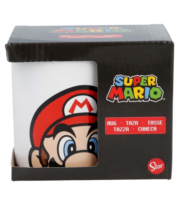 Caneca Cerâmica 325 ml Super Mario em Caixa de Presente
