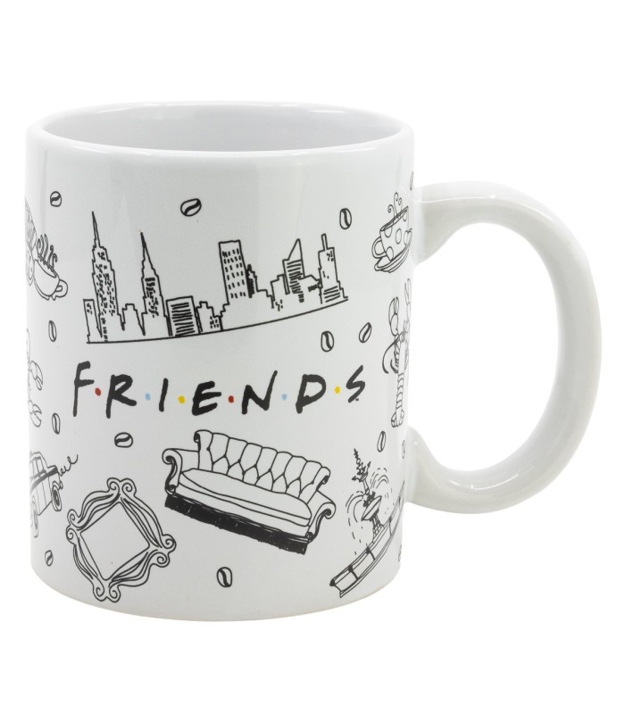 Caneca Cerâmica Friends 325 ml em Caixa